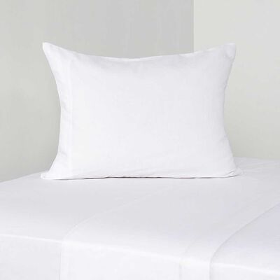 Juego de Sábanas Cannon 180 Hilos 1 Plaza Liso Blanco