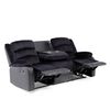 Sofa Reclinable VYS SPA Venom 3 Cuerpos Negro