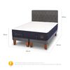 Cama Europea CIC Base Dividida 2 Plazas S&uacute;per Premium + Respaldo Kavery
