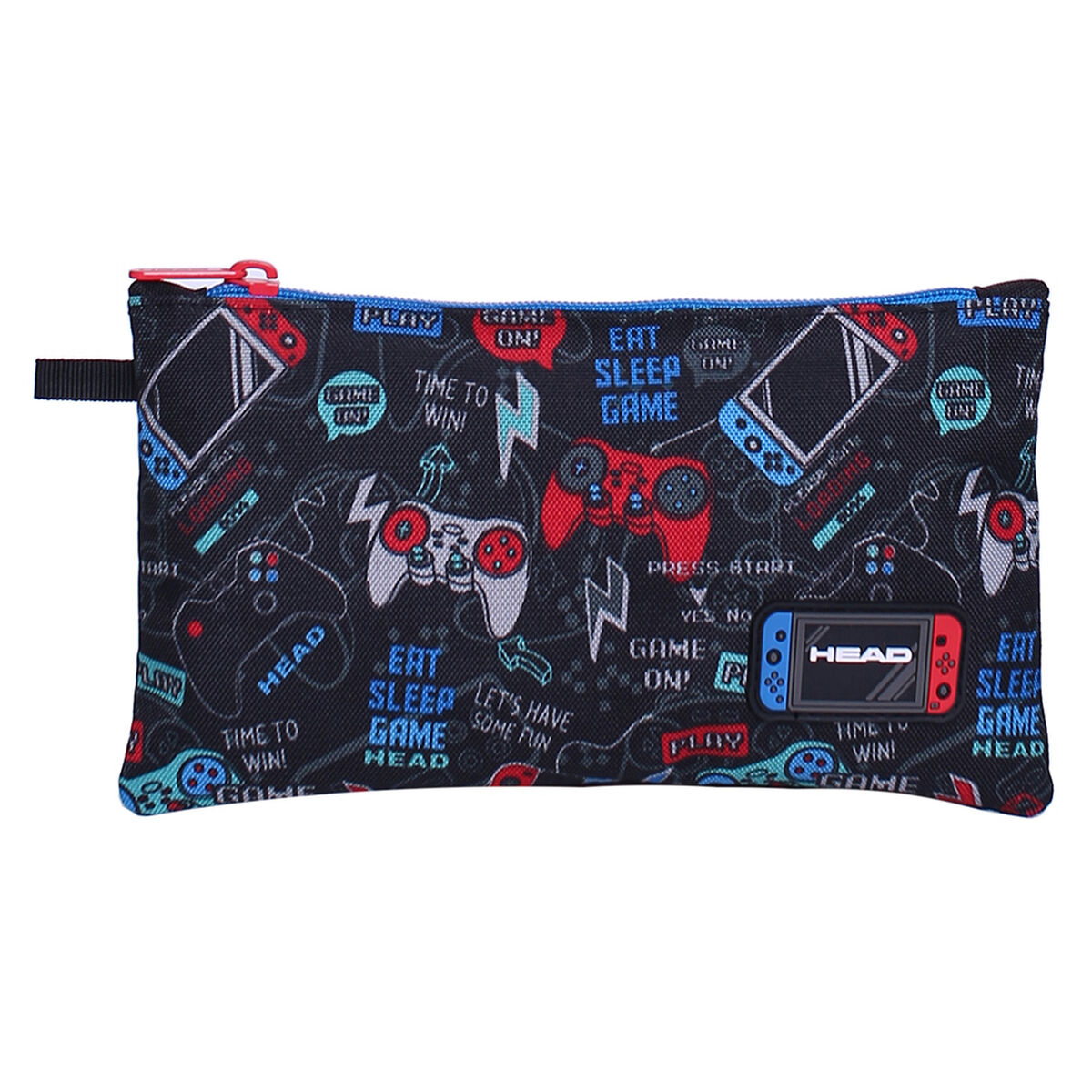 Pack Mochila con Ruedas + Lonchera + Estuche + Botella Bakan Head