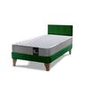 Cama Europea Latam Home 1,5 Plazas Zen Best Verde