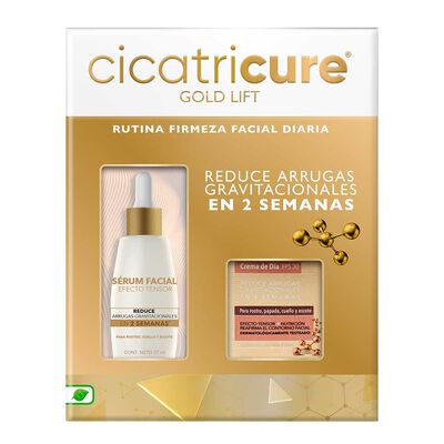 Pack Cicatricure Crema Gold Lift De Día + Serum Efecto Lifting