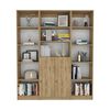 2 Estantes 45 cm + Estante 2 Puertas TuHome Home Macadamia