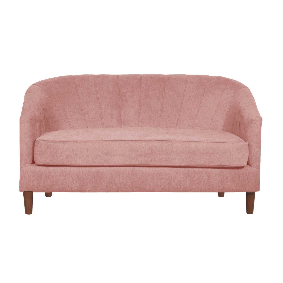 Juego de Living Innovamuebles Rio Sofá 2 Cuerpos + Dos Sillones 1 Cuerpo Rosa