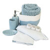 Set de Ba&ntilde;o Doral Lucia 18 Piezas Aqua Marina