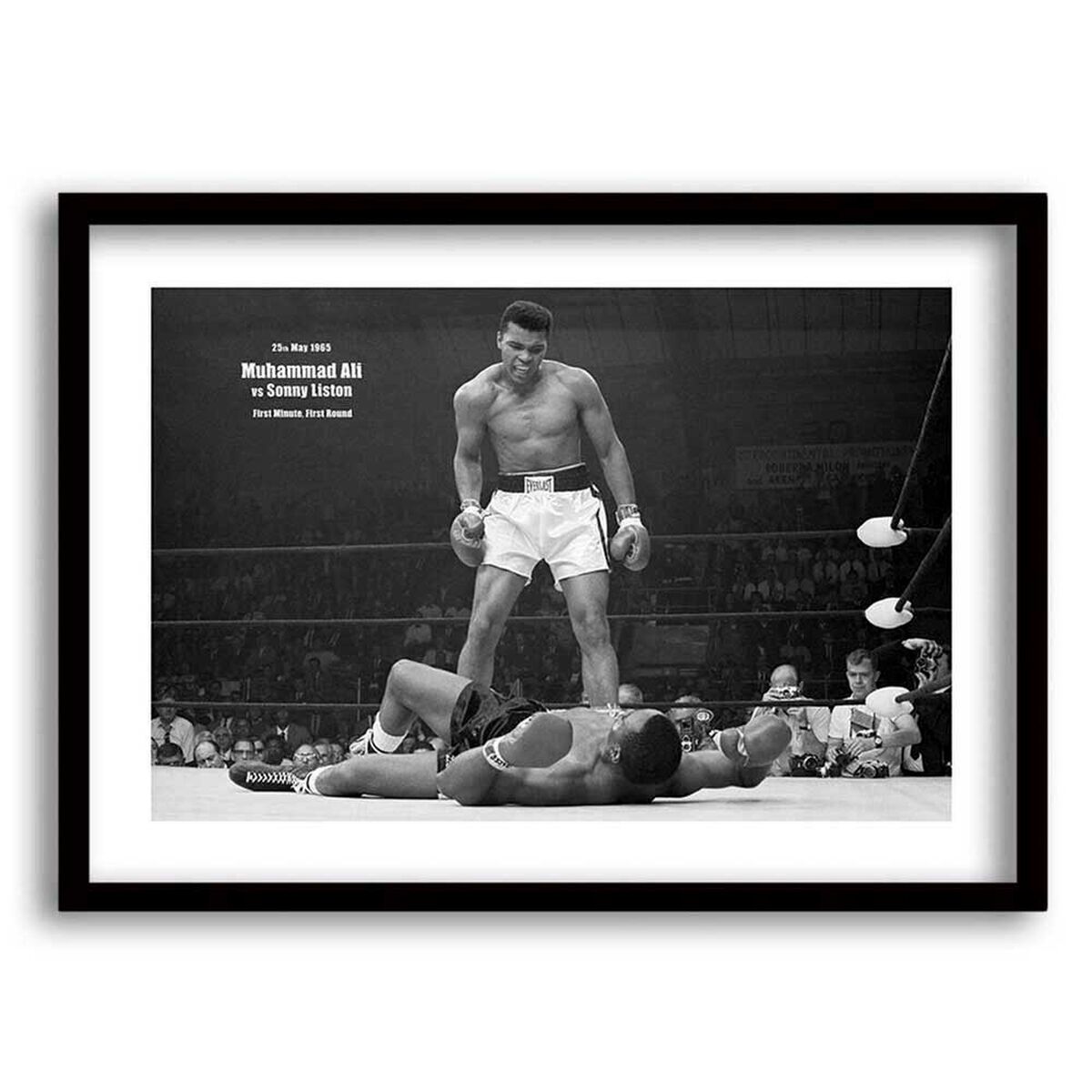 Cuadro Decorativo Retela Muhammad Ali 40 x 30 cm