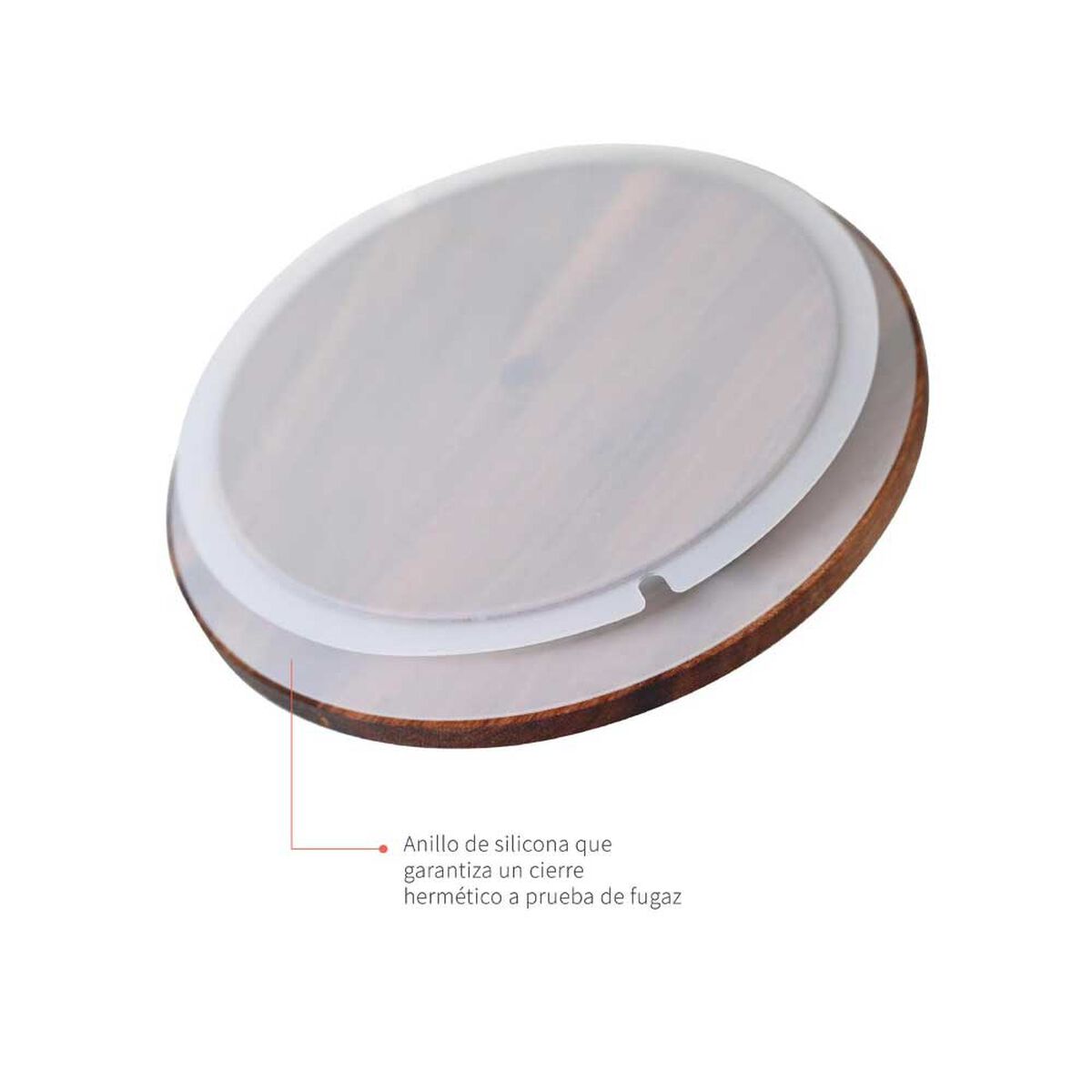 Hielera de Vidrio con Tapa Simplit Charlotte 3,8 Litros