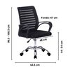 Silla de Escritorio Arthome Budapest Negra