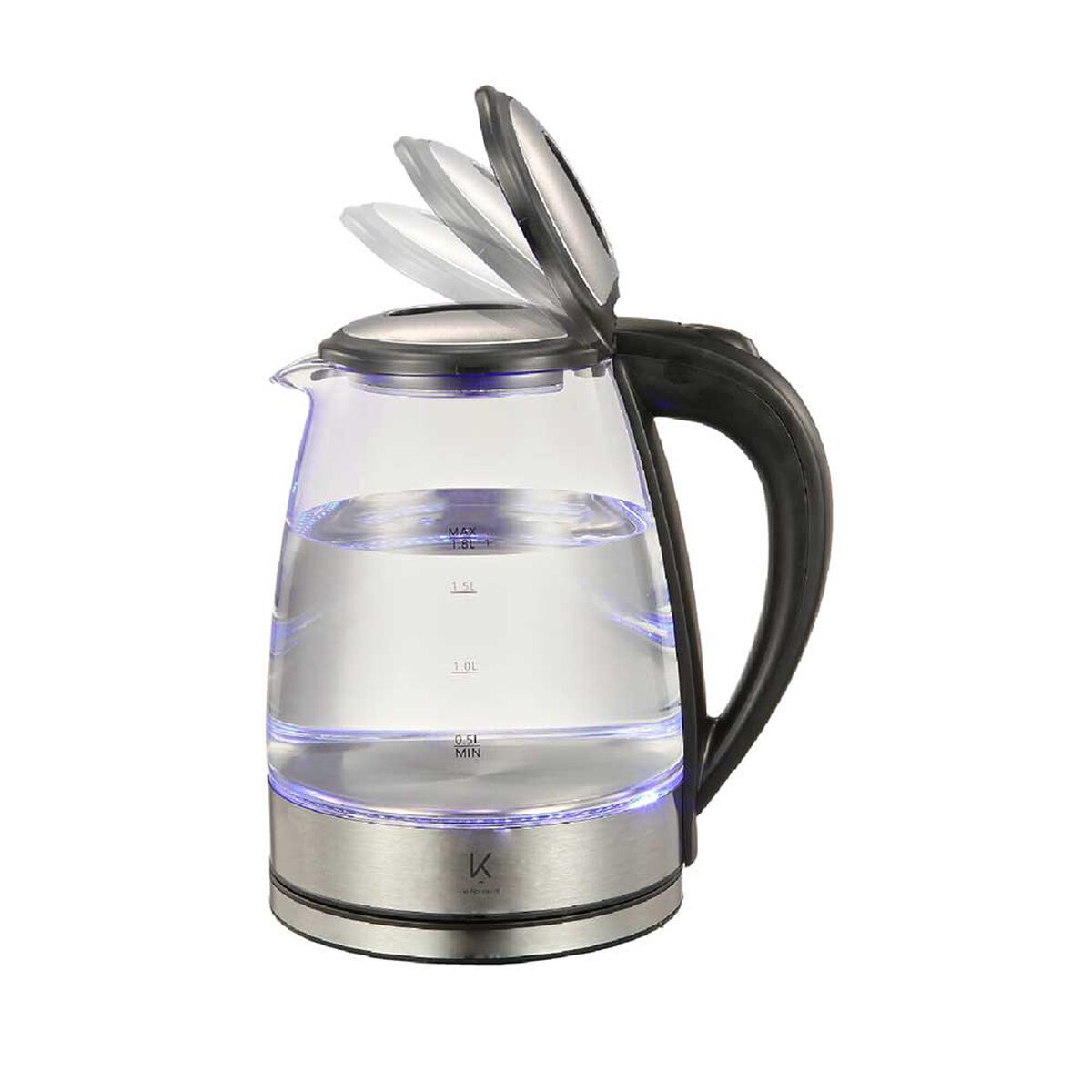 Hervidor El&eacute;ctrico Kitchen-it Glass Edition 1,8 lts.