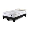 Cama Europea Rosen Base Dividida 2 Plazas  Art 4 + 2 Almohadas
