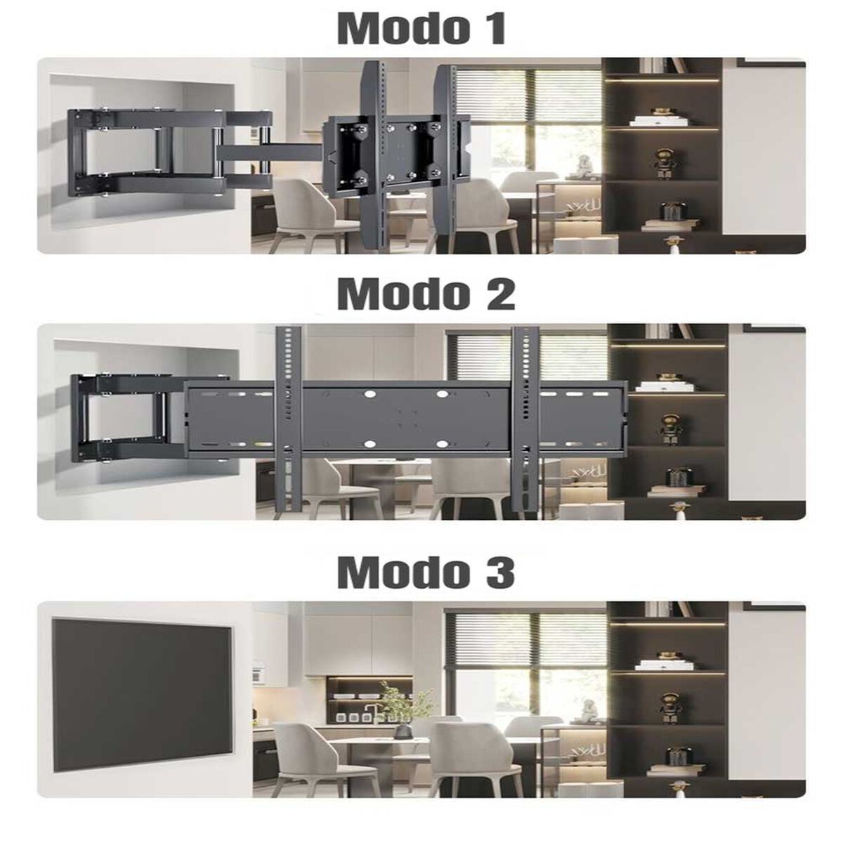 Soporte TV Ajustable LuBabycas 40" a 75"
