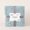 Frazada Mashini Jqd Flannel Nevada 1.5 Plazas Celeste