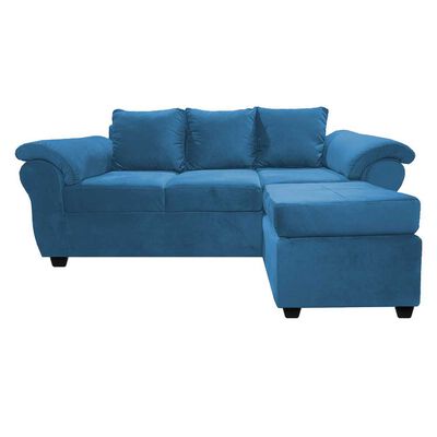 Sofá Muebles MPR Ezeiza 3 Azul Petróleo
