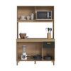 Mueble de Cocina Home Mobili Venus 4 Puertas 1 Cajón Café