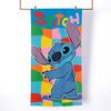 Toalla de Playa Infantil + Lente de Agua Disney Groovy Stitch 70 x 140 cm