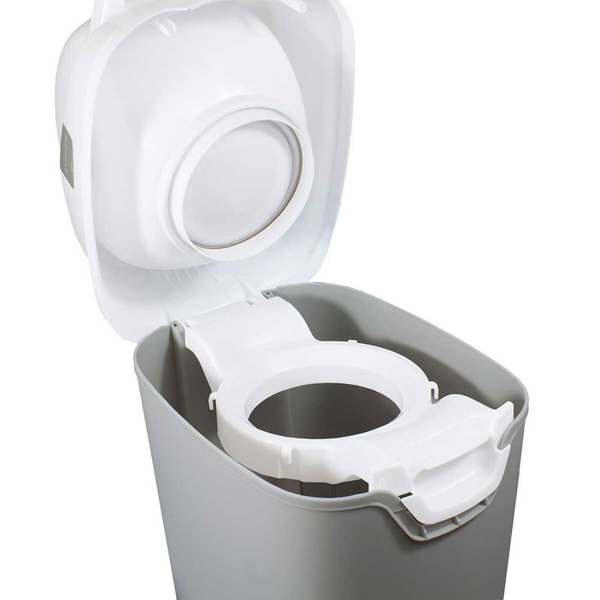 Basurero de Pa&ntilde;ales Plateado Bebesit