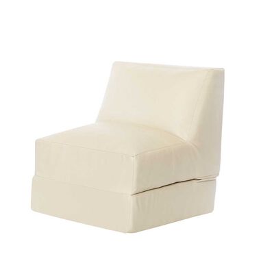 Sofá Cama Latam Home PU Bari 1 Cuerpo Beige