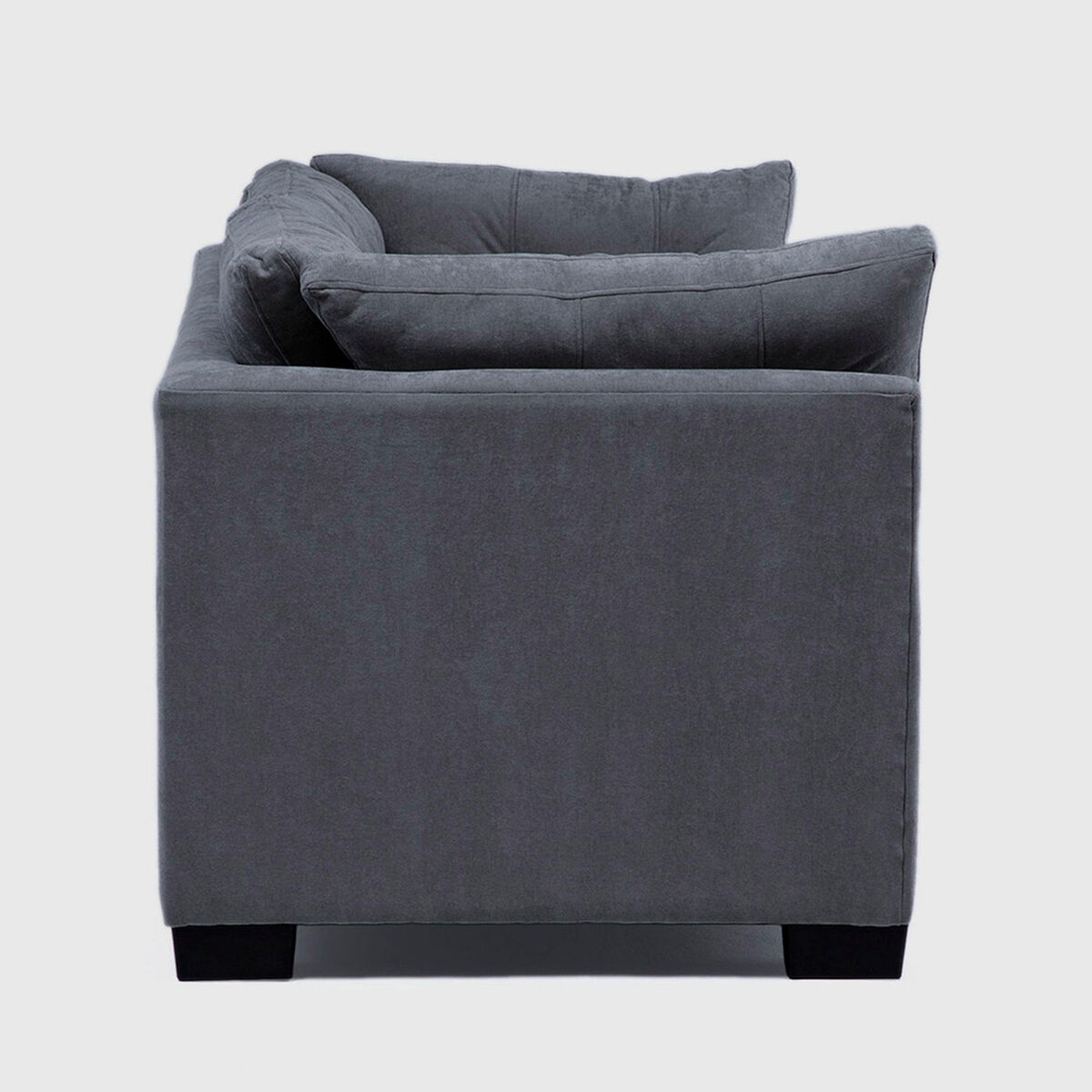 Sof&aacute; Muebles MPR Edimburgo 3 Cuerpos Gris Oscuro