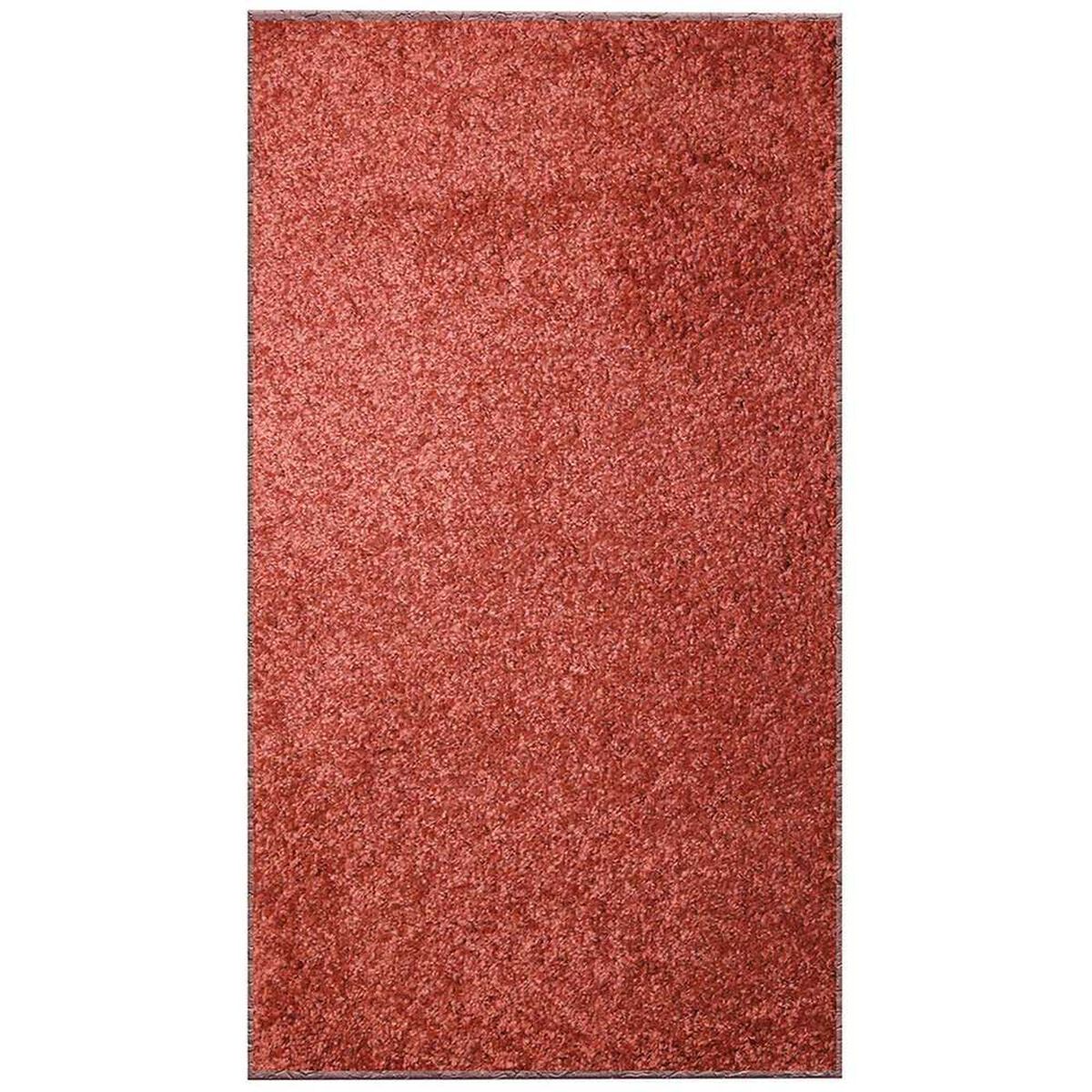 Alfombra Doral Shaggy 200 x 150 cm Terracota