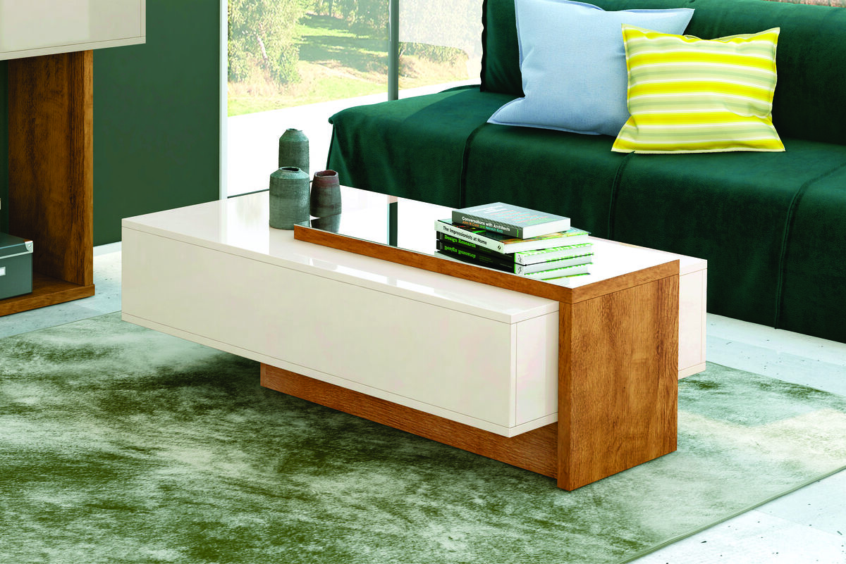 Mesa de Centro Onessta Milao Off White Lmendra