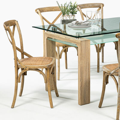 Imagen 2 del producto Juego de Comedor Spazzio Prisma Albayalde 6 Sillas