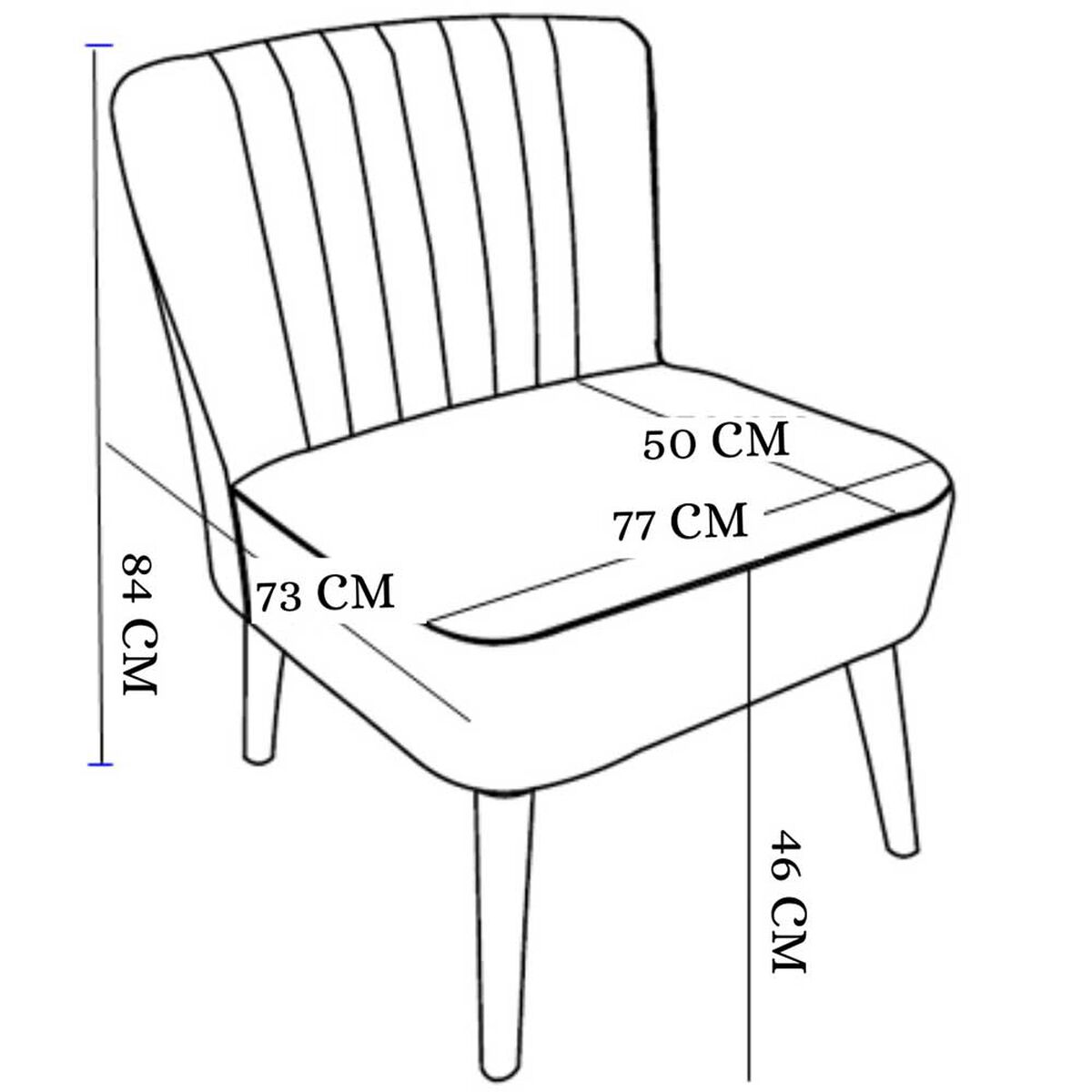 Poltrona Fm Furniture Mailyn Verde