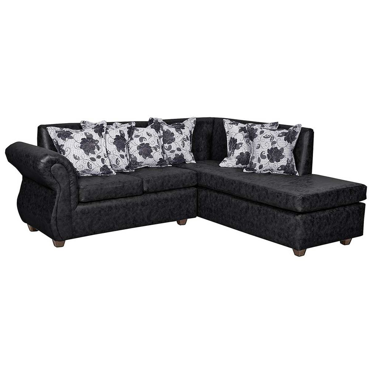 Seccional Black Factory Isabella 3 Cuerpos Negro