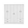Clóset CIC Maipo Blanco 6 Puertas 4 Cajones