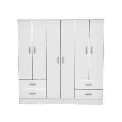Clóset CIC Maipo Blanco 6 Puertas 4 Cajones