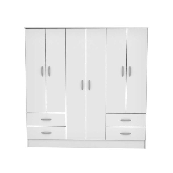 Clóset CIC Maipo Blanco 6 Puertas 4 Cajones