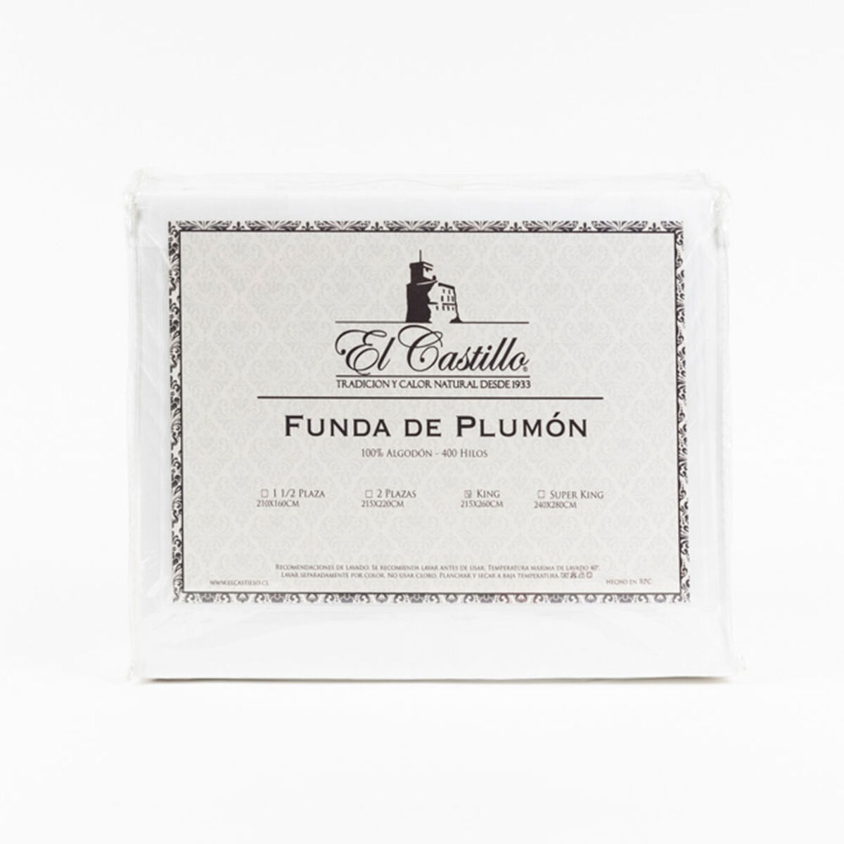 Cubreplumon Jacquard King