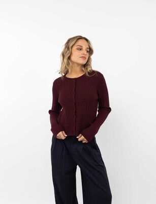 Imagen 1 del producto Sweater Mujer Icono Burdeo