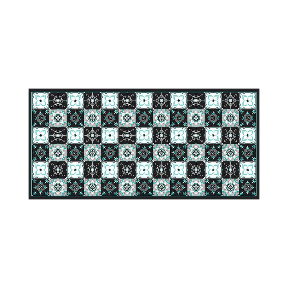 Alfombra Davanti Baldosa Clásica Azul 70 x140 Baldosa Clásica Azul