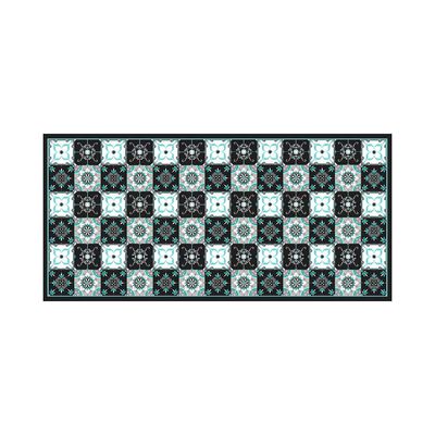 Alfombra Davanti Baldosa Clásica Azul 70 x140 Baldosa Clásica Azul