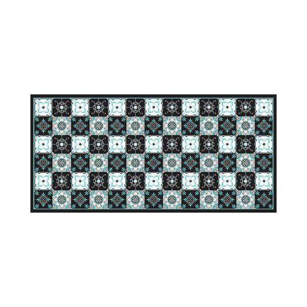 Alfombra Davanti Baldosa Clásica Azul 70 x140 Baldosa Clásica Azul