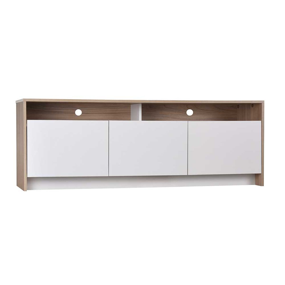 Rack TV CIC Colbun Olmo Blanco Hasta 60"