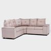 Sofá Seccional Mexx Muebles Hamburgo 5 Cuerpos Beige
