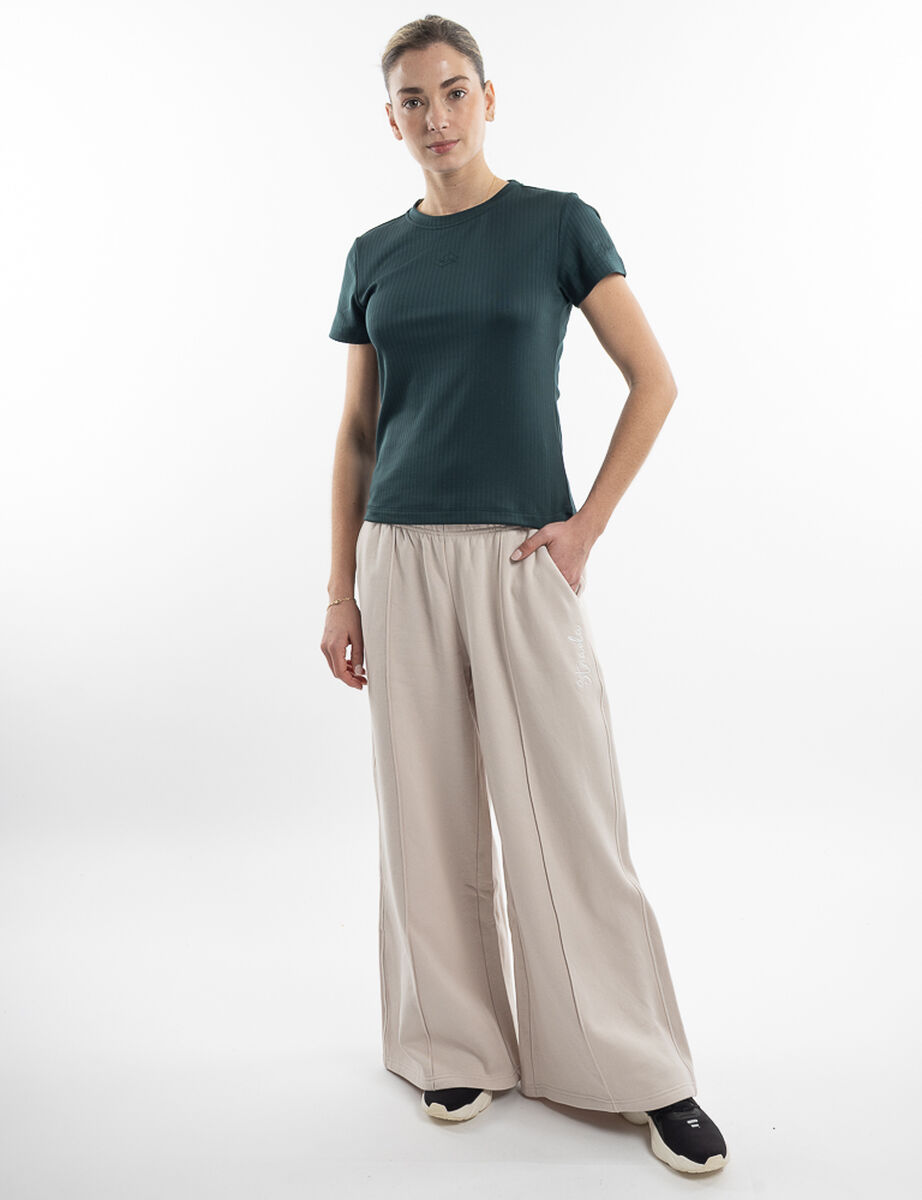 Polera Manga Corta Textura Mujer Lotto Strada