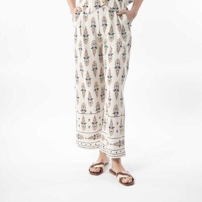 Pantal&oacute;n Lino Recto Mujer Portman Club