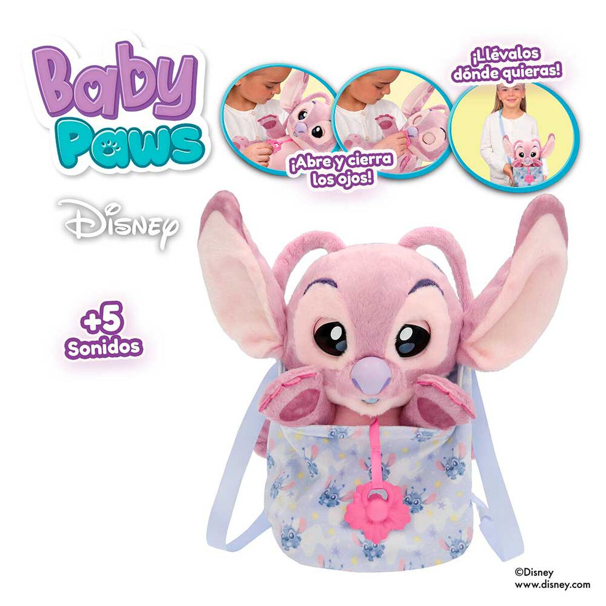 Peluche Interactivo Angel Stitch