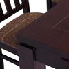 Juego de Comedor CIC Ñuble Chocolate 6 Sillas