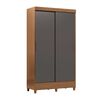 Closet Casanova Fit 2 Puertas Jequitiba Grafito