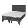Cama Europea CIC Base Dividida 2 Plazas Ortopedic Advance + Respaldo Eufrates