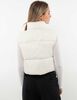 Parka Puffa Crop Sin Mangas Mujer Icono