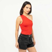 Body Sin Mangas Mujer Fiorucci Rojo