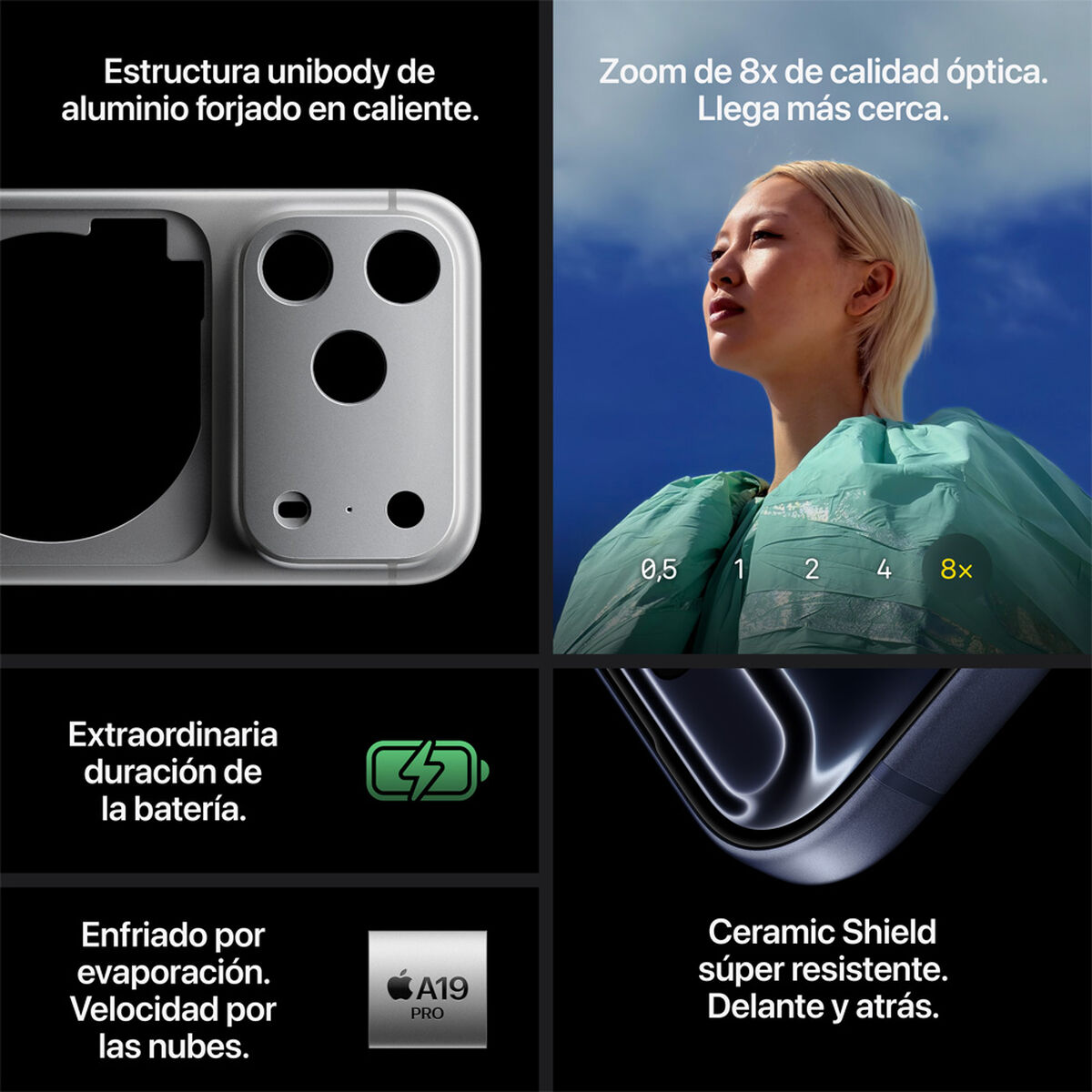 iPhone 17 Pro Max 256GB Azul profundo Claro