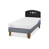 Cama Europea CIC 1,5 Plazas Excellence Plus + Respaldo Gales Negro