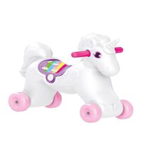 Unicornio Mecedor Con Ruedas Dolu