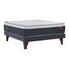 Combo Cama Europea Celta 2 Plazas Everest Cobre + Parrilla a Carb&oacute;n Casanova Cover Premium Medium
