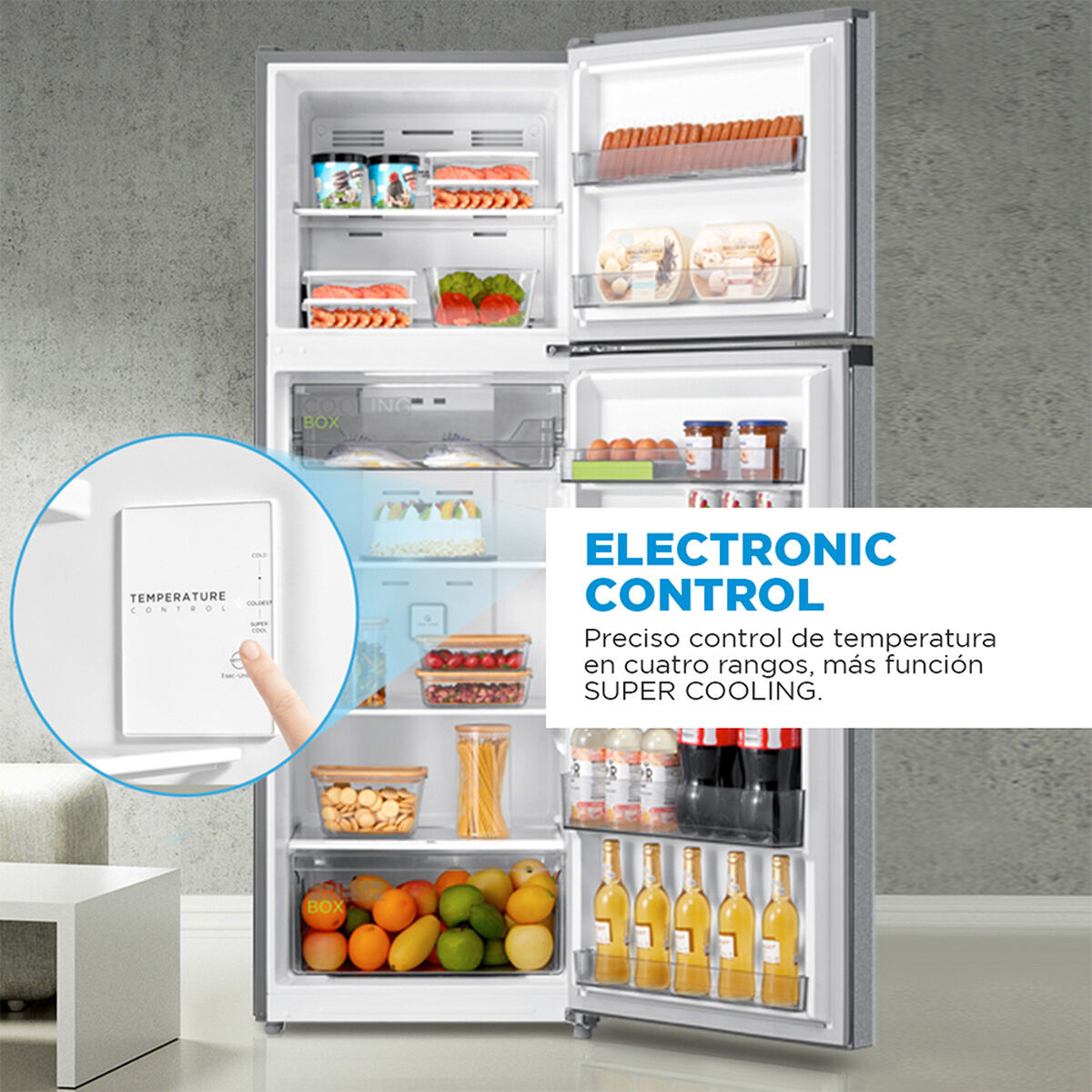 Refrigerador No Frost Midea MDRT346MTF50 236 lts.